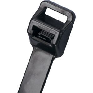 パンドウイット PANDUIT パンドウイット PRT12EH-Q0 リリースタイ 取り外し可能ナイロン結束バンド 耐候性黒 25本入