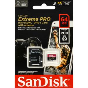 SanDisk 並行輸入品2週間保証のみ サンディスク マイクロSDXC 64GB SDSQXCU-064G-GN6MA UHS-I U3 class10 A2 V30 ExtremePRO