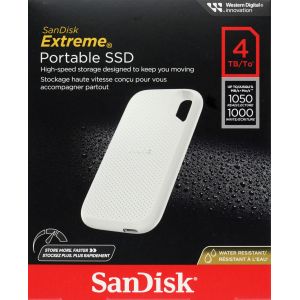 サンディスク SANDISK 並行輸入品2週間保証のみ サンディスク SDSSDE61-4T00-G46W 外付けSSD 4TB ホワイト