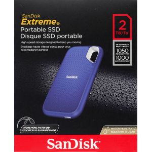 サンディスク SANDISK 並行輸入品2週間保証のみ サンディスク SDSSDE61-2T00-RR25 外付けSSD 2TB ネイビー