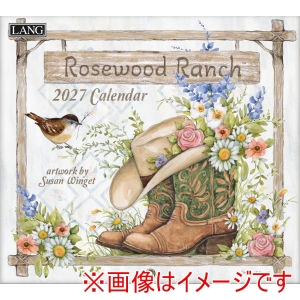 LangBrands LLC LangBrands LLC 2027年 USAカレンダー Rosewood Ranch US27N