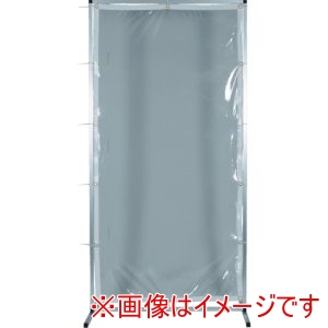 トラスコ TRUSCO トラスコ AF-2020-TM アルミ製衝立 透明防炎タイプ W2000XH2000 メーカー直送 代引不可 北海道沖縄離島不可