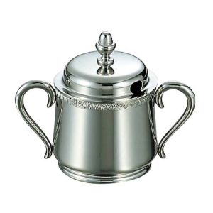 三宝産業 YUKIWA UK 18-8 菊渕 シュガーポット 3人用 130cc ユキワ 三宝産業 YUKIWA
