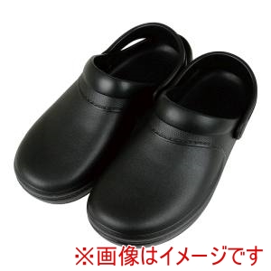アスカ商事 アスカ商事 紳士ラバー付クロックサンダル ブラック L
