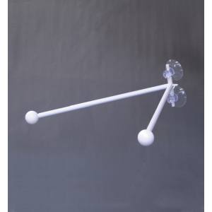のぼり屋工房 のぼり屋工房 フラッグポール ダブルフラッグ 丸パイプ 33cm 892