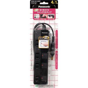 パナソニック Panasonic パナソニック WHS25149BP ザ タップZ ACアダプター対応 4コ Panasonic