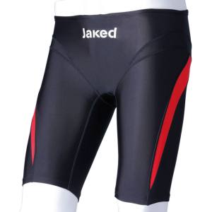 ジャケッド JAKED フットマーク 【Fina承認】 JAKED J‐ELASTICO ST ハーフスパッツ メンズ･ボーイズ 競泳用水着 レッド 120 820041 FOOTMARK