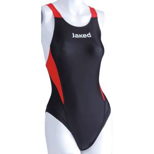 ジャケッド JAKED フットマーク 【Fina承認】 JAKED J‐ELASTICO ST ワンピース レッド 130 820040 FOOTMARK
