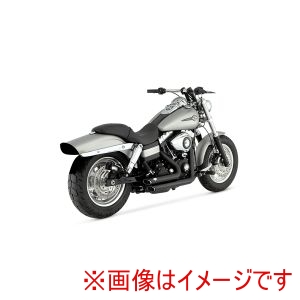 VanceHines VanceHines 1800-2602 ShortShots Staggered PCX ショットスタッガード ブラック マフラー DYNA 06-11