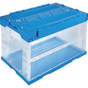 トラスコ中山 TRUSCO トラスコ中山 TR-SC50TMB オリコン α折りたたみコンテナ 50L スライドロックフタ付 メーカー直送 代引 北海道 沖縄 離島不可