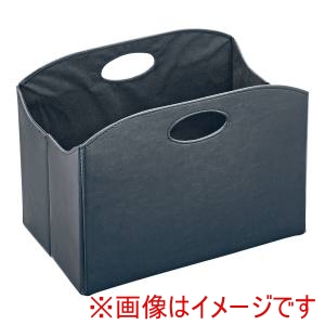 スマイル スマイル レザー調 折り畳み 収納バスケット 749201