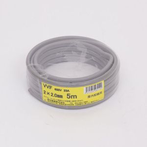愛知電線 AEW 愛知電線 VVF2X2.0M05 VVFケーブル 2.0mm 5m