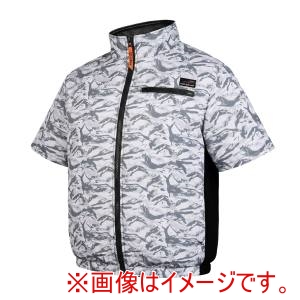 COVELL COVELL DXP002-1-5L 半袖タイプ単品 ポリエステル製 ホワイト迷彩 5L メーカー直送 代引不可 北海道沖縄離島不可