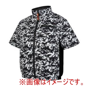 COVELL COVELL DXP002-6-M 半袖タイプ単品 ポリエステル製 白黒迷彩 M メーカー直送 代引不可 北海道沖縄離島不可