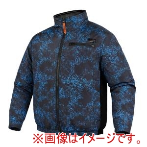 COVELL COVELL CX-P002-4-S 長袖 ポリエステル製 紺迷彩 S メーカー直送 代引不可 北海道沖縄離島不可