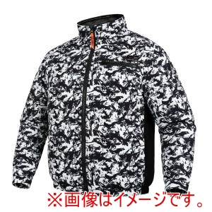 COVELL COVELL CX-P002-6-LL 長袖 ポリエステル製 白黒迷彩 LL メーカー直送 代引不可 北海道沖縄離島不可
