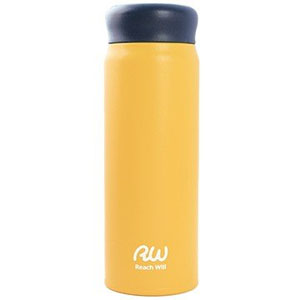 リーチウィル リーチウィル ステンレス製真空マグボトル 480mL マットイエロー RAB-48MYE