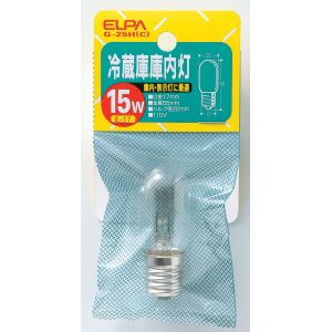 朝日電器 エルパ ELPA エルパ G-25H C 庫内灯透明 ELPA 朝日電器