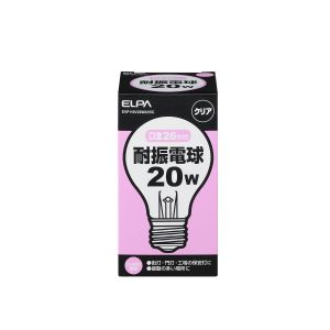 朝日電器 エルパ ELPA エルパ EVP110V20WA55C 耐震球20W ELPA 朝日電器