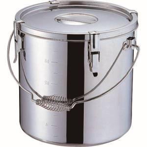 遠藤商事 TKG TKG SA モリブデン 目盛付 パッキン付 寸胴鍋 30cm 20.0L 吊付 AZV7130 遠藤商事
