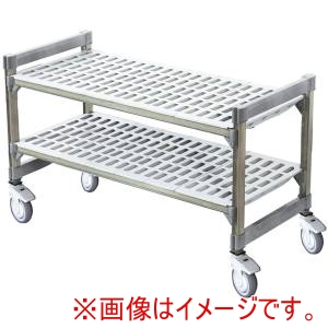 トラスト Trust トラスト DTL3813 610型移動式シェルビング2段 1380×H970 メーカー直送 法人限定　代引不可 北海道沖縄離島不可