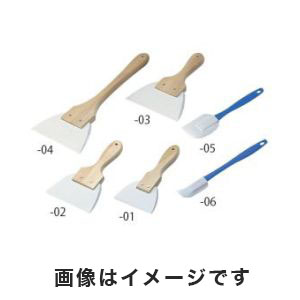 カンダ カンダ KD 木柄 三角 シリコン ゴムヘラ 120mm