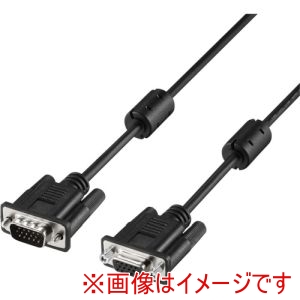 バッファロー BUFFALO バッファロー BDE50BK ディスプレイ延長ケーブル D-sub15pin 5m ブラック