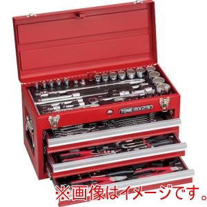 トネ TONE トネ TSXT95023 整備用工具セット ツールセット レッド 間口508×奥行232×高さ302mm 87点セット メーカー直送 代引不可 北海道沖縄離島不可