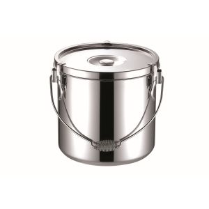 本間製作所 仔犬印 KOINU KO 19-0 電磁調理器対応 給食缶 24cm 本間製作所 仔犬印