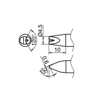 白光 HAKKO 白光 T53-DR45 交換こて先 T53シリーズ