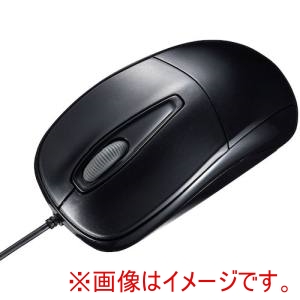 サンワサプライ サンワサプライ MA-122HBK 静音有線光学式マウス