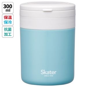 スケーター SKATER スケーター レイクグリーン 抗菌折りたたみハンドル付保温 保冷デリカポット LJFO3AG