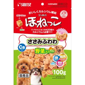 マルカン MG マルカン ゴン太のほねっこ ささみふわわ 野菜入り  100g