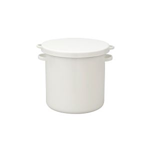 野田琺瑯 野田琺瑯 ホワイトシリーズ ラウンドストッカー 18cm WRS-18