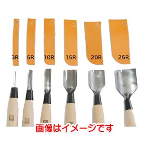 道刃物工業 道刃物工業 レザークラフト聖 角丸刀 30mm 20R