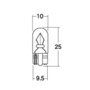 M&H マツシマ M&H マツシマ 1PWB15YE ノーマルバルブ メーター/ポジションキュウ 12V5W イエロー エム＆エイチ