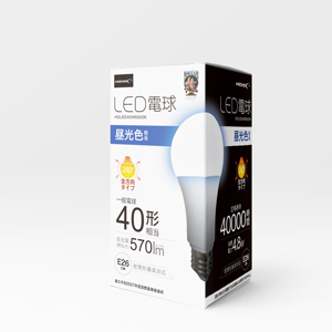 ハイディスク HI DISC ハイディスク HDLED40W6500K 昼光色 40形 全光速 570lm 磁気研究所