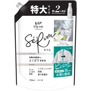 P&Gジャパン P&Gジャパン レノア リセット セラム 柔軟剤 ホワイトリリーの香り つめかえ 特大 750mL