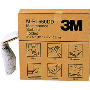 スリーエム 3M スリーエム 3M M-FL550DD メンテナンスソーベント フォールデッドタイプ 127mm×15.2m