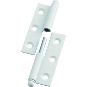 トラスコ中山 TRUSCO スチール製抜き差し蝶番 左用 (1組(袋)=2個入) 225-6043L
