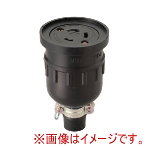 明工 明工 MH2637 引掛防水コネクタボデー接地2P