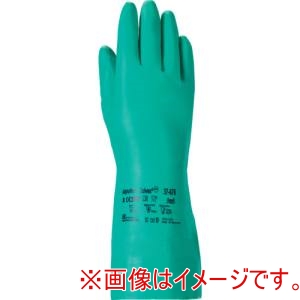 アンセル Ansell アンセル 37-676-10 化学防護手袋 耐油 耐薬品ニトリル手袋 アルファテック ソルベックス 中厚手 37-676 XLサイズ